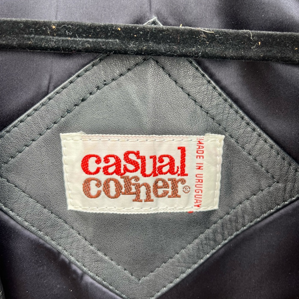 Vintage Casual Corner Moto Leather Jacket … great condition. Retro